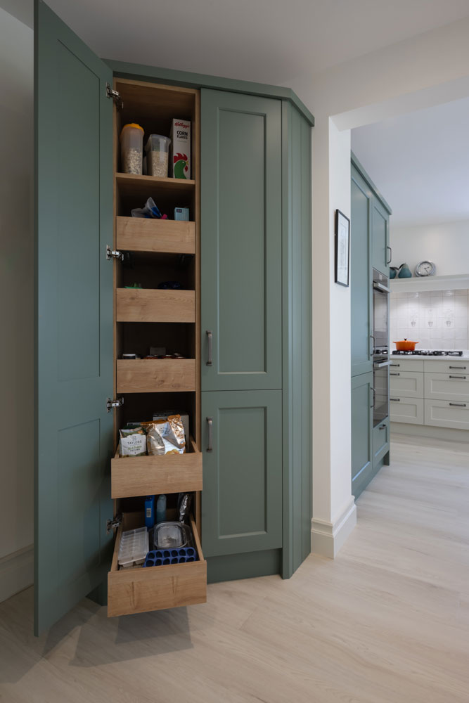 five drawer pull-out Pantry storage