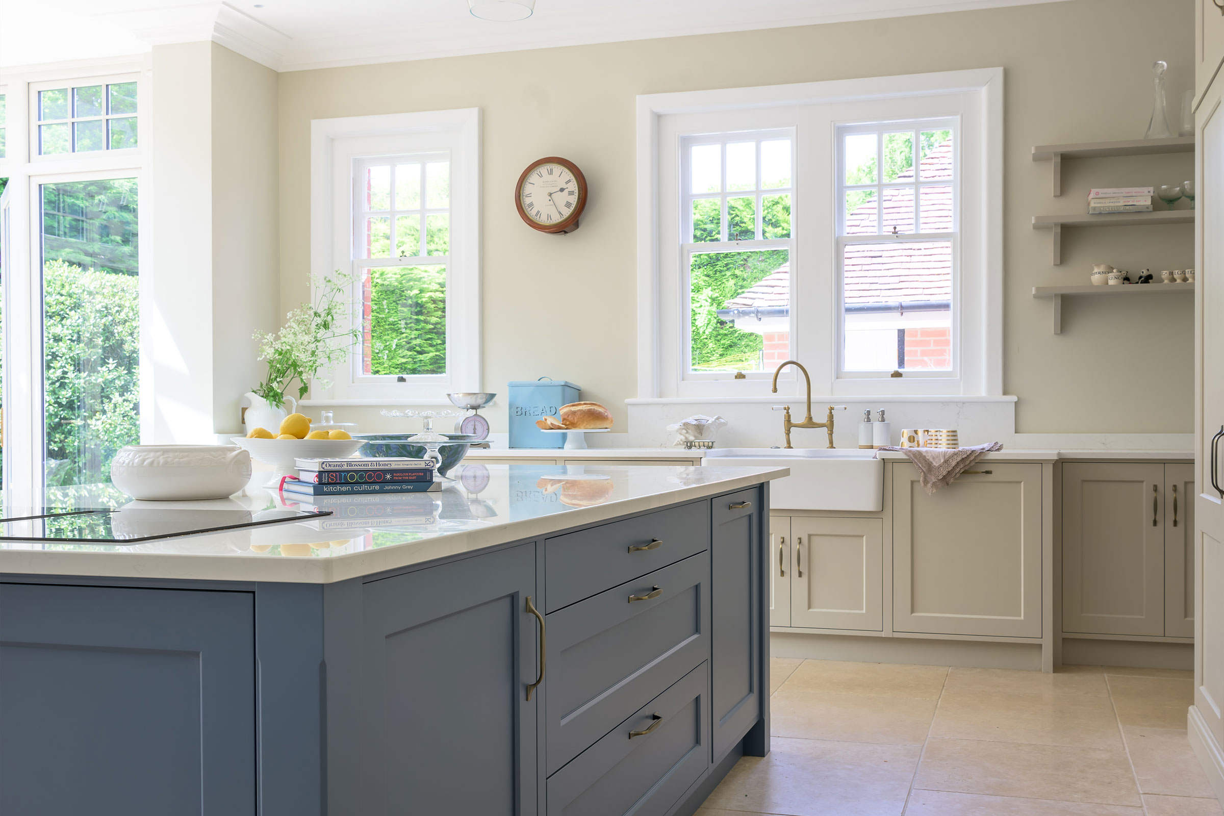 a charming & simple traditional shaker kitchen
